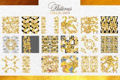 Gold monograms Watercolor png Product Image 3
