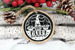 Gnome paper cut, Christmas design. SVG / DXF / EPS / PNG Product Image 6
