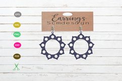 Earrings SVG,earrings template earrings cut file, earrings Product Image 1