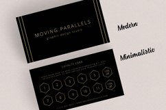 Black Gold Business & Loyalty Cards Product Image 2