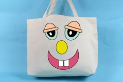 Funny Face SVG PNG EPS DXF-Funny Shirt Design-Cartoon Face Product Image 4