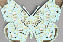 Insect laser cut file - Butterfly Mandala Product Image 4