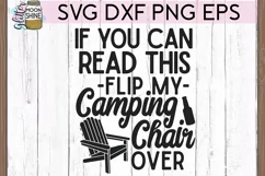 If You Can Read This Camping SVG DXF PNG EPS Cutting Files Product Image 2