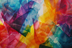 Abstract Colorful Shapes Background Wallpaper Product Image 1