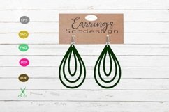 Earrings SVG,earrings template earrings cut file, earrings Product Image 1