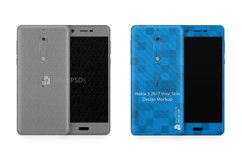 Nokia 5 Vinyl Skin Design Mockup 2017 Product Image 1