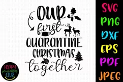 Christmas Quarantine SVG- Christmas Quarantine Ornaments SVG Product Image 2