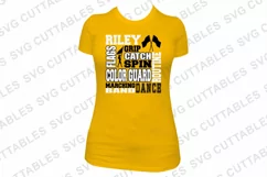 Color Guard SVG | Color guard Subway Art | Shirt Design Product Image 3