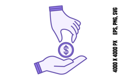 Colored Refund Icon Product Image 1