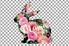 Floral rabbit family, sister, brother,papa and mama bunny Product Image 19