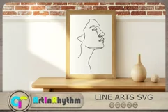 Women Faces Line Art SVG, Abstract Faces SVG, Face Line Arts Product Image 5