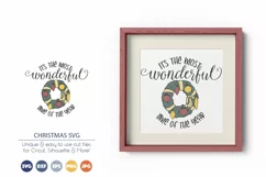 Most Wonderful Time of the Year SVG | Christmas SVG Product Image 1