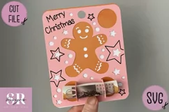 Gingerbread man Money card | Paper cutting | Money card Product Image 3