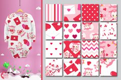 Valentine Surface Patterns, Heart Papers, AMB-1181 Product Image 3