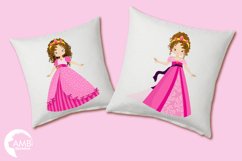 Princesses in pink clipart, graphics, illustrations AMB-993 Product Image 3