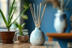 Aromatic reed diffuser filling room with pleasant scent Product Image 1