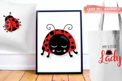 Little ladybug graphics and illustrations - Free Design of The Week Product Image 5
