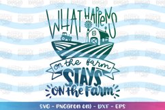 Camping -What happens on the farm svg Product Image 2