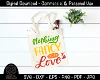 Nothing Fancy Just Love - Bride Groom SVG, Wedding Party SVG Product Image 3