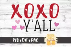 XOXO Y'all - Valentine's Day SVG PNG DXF Product Image 2