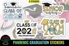 Pandemic Graduation Stickers- Graduation Stickers 2021 Product Image 2