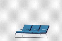 Isometric Arm Chair 3D isolated render Product Image 1