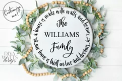 A House Is Made With Walls And Beams - SVG Cutting File Product Image 1