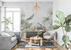Wall mockup - Wallpaper mockup - Living room scene Product Image 9