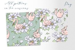 Seamless Patterns Lovely swans Product Image 3