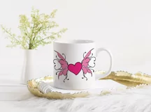 Heart SVG | Valentines Day SVG | Butterfly Wings SVG Product Image 3