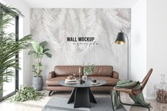 Wall mockup - Wallpaper mockup - Living room Product Image 1