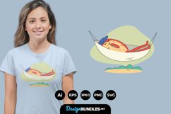 Doughnut Do Nothing for T-Shirt Design Product Image 1