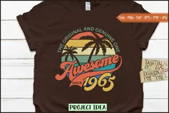 1965 Vintage Birthday | Vintage Birthday | Retro birthday Product Image 3