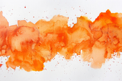 Abstract Orange Watercolor Background Wallpaper Product Image 1