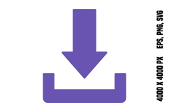 Colored Download Icon Product Image 1
