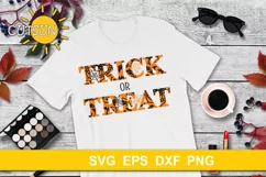 Halloween SVG | Trick Or Treat SVG | Trick Or Treat Floral Product Image 2
