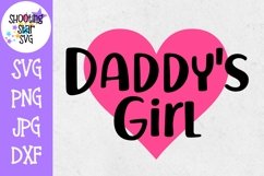 Daddy's Girl - Father's Day SVG Product Image 1