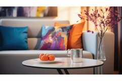 living blurred hotel room interior Product Image 1