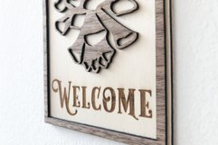 Welcome Sign Laser Cut Files | Welcome Sign SVG Product Image 3