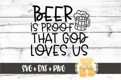 Beer Is Proof That God Loves Us - Oktoberfest SVG PNG DXF Product Image 2