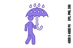 Purple Rainy Icon Product Image 1