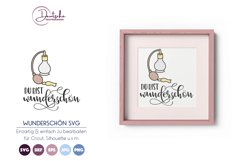 Du bist Wunderschön SVG | Parfüm SVG Product Image 1