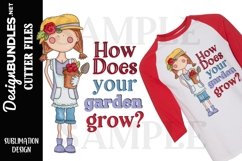 Cupcake Girl Sublimation Design Product Image 1