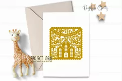 Christening paper cut design SVG / DXF / EPS / PNG files Product Image 4