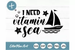 I need vitamin sea Svg, Summer svg, Beach svg, Summer shirt Product Image 2