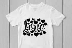 Love Svg - Valentine SVG EPS DXF PNG Cutting File Product Image 2