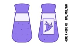 Colored Condiments Icon Product Image 1