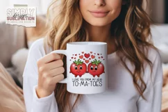 I Love You From My Head ToMaToes| Valentine Sublimation Png Product Image 3