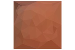 Burnt Orange Abstract Low Polygon Background Product Image 1
