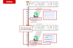 Letter "A" Creative Bussines Card Template Product Image 4